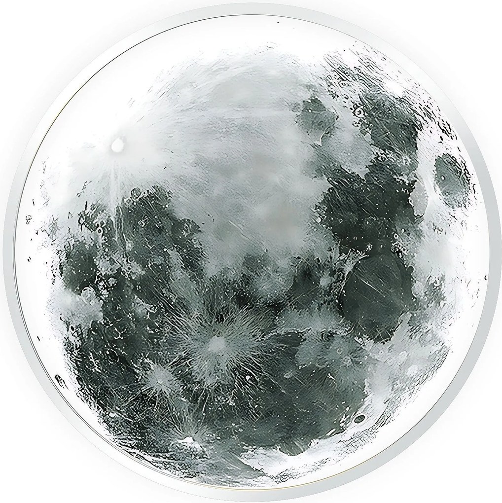 Plafondlamp APP1806-CW Moon LED White