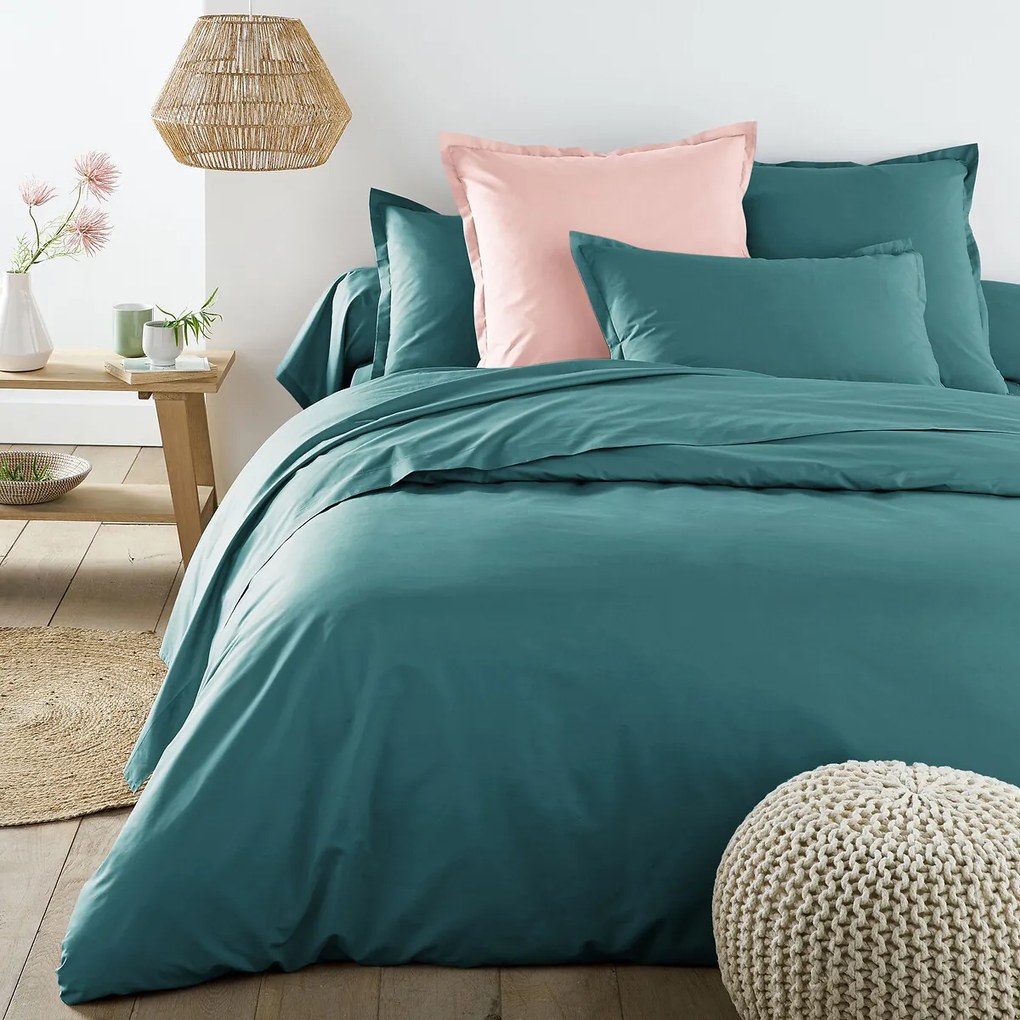 Hoeslaken van perkal katoen, 80 draden, 35 cm kop, Scenario