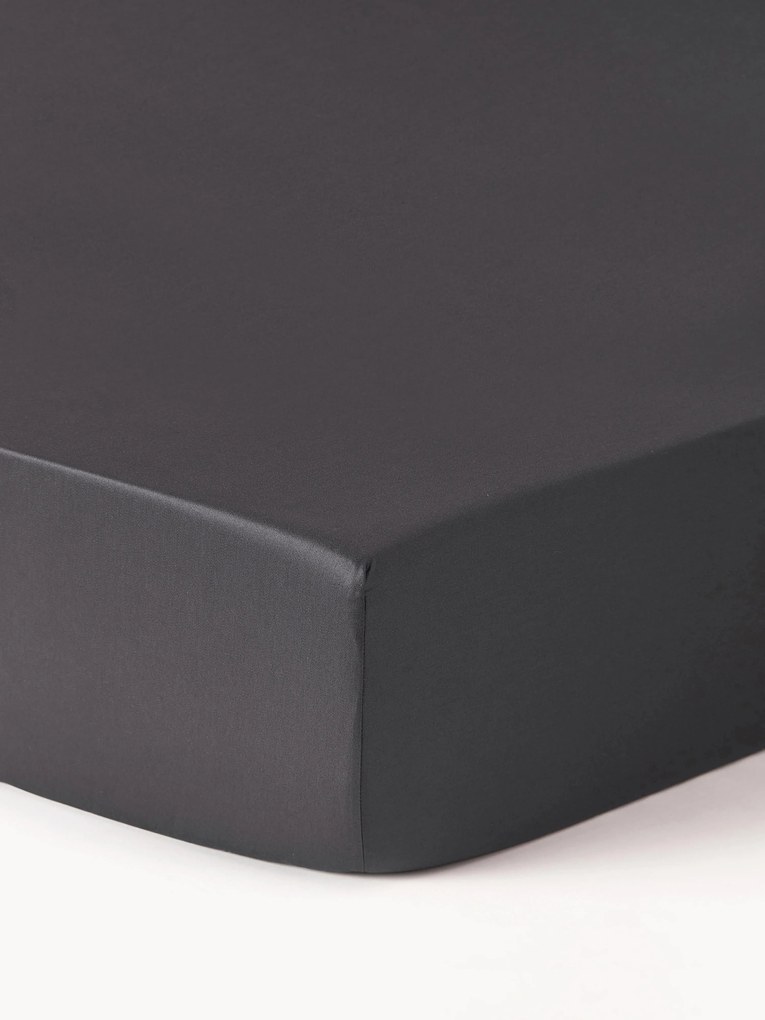 Katoensatijnen topper hoeslaken Premium