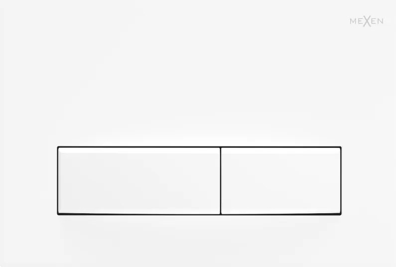 Mexen Fenix 09 spoelknop, wit mat - 600920