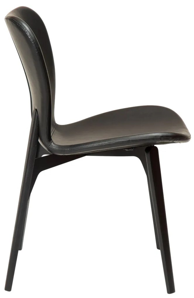 Dan-Form Paragon Design Eetkamerstoel Zwart Kunstleer