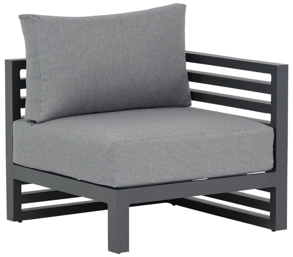 U-Vorm Loungeset 8 personen Aluminium Grijs Santika Furniture Santika Jaya