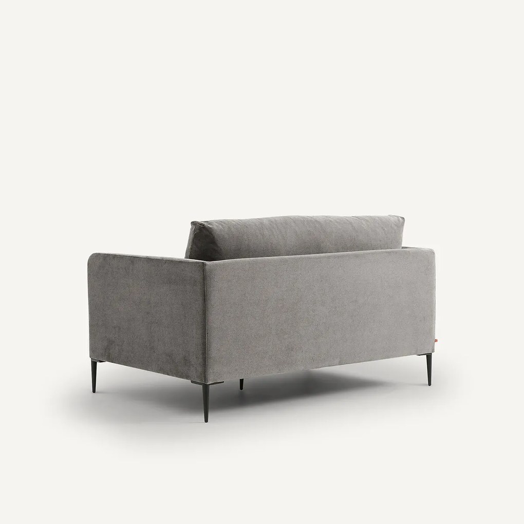 2-zitsbank in stonewashed fluweel, Oscar, ontwerp E. Gallina