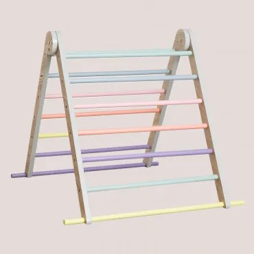 Pyqer Colors Kids Houten Leerdriehoek Veelkleurig Soft - Sklum