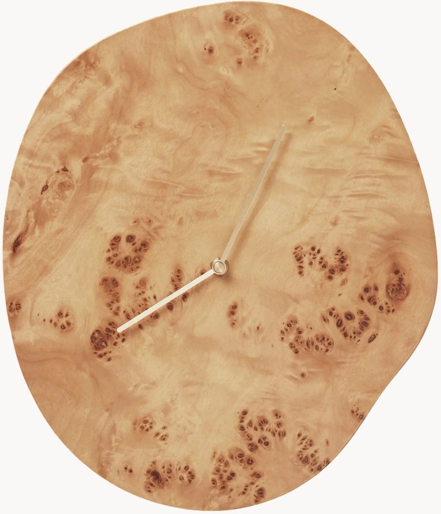 Houten wandklok Melt