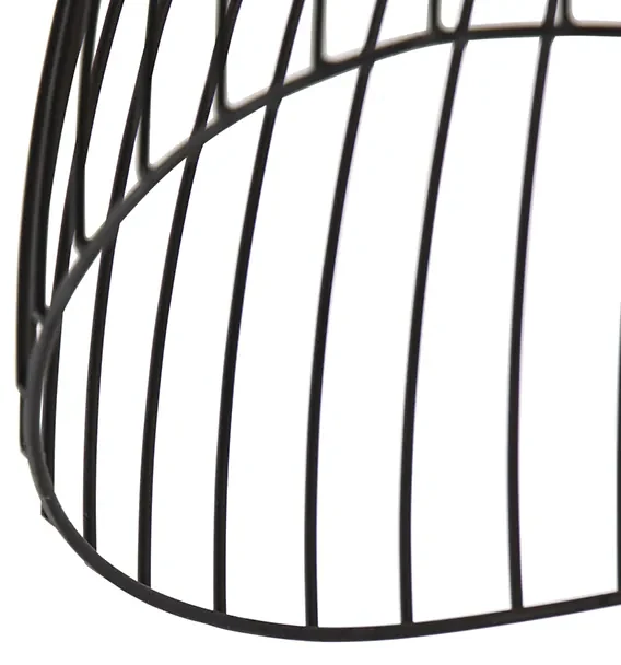 Design plafondlamp zwart 29 cm - Pua Design E27 rond Binnenverlichting Lamp