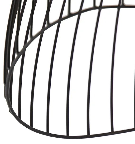 Design plafondlamp zwart 29 cm - Pua