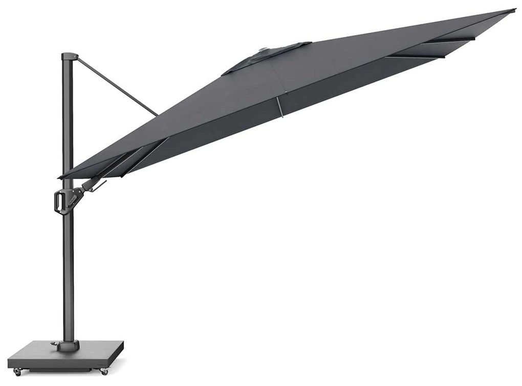 Platinum Challenger zweefparasol 2.6x3.5m T2 premium (excl. voet) faded black