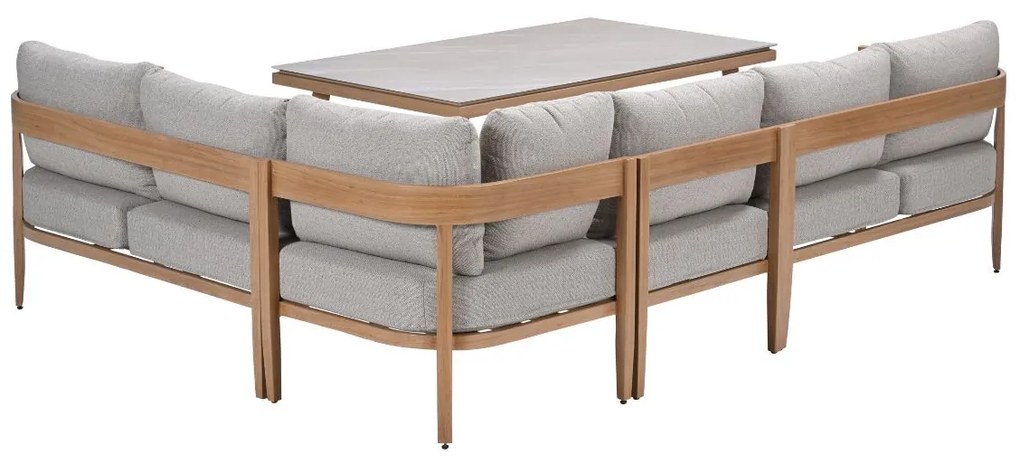 Garden Impressions San Mauro loungedining set 6-delig - napoli sand