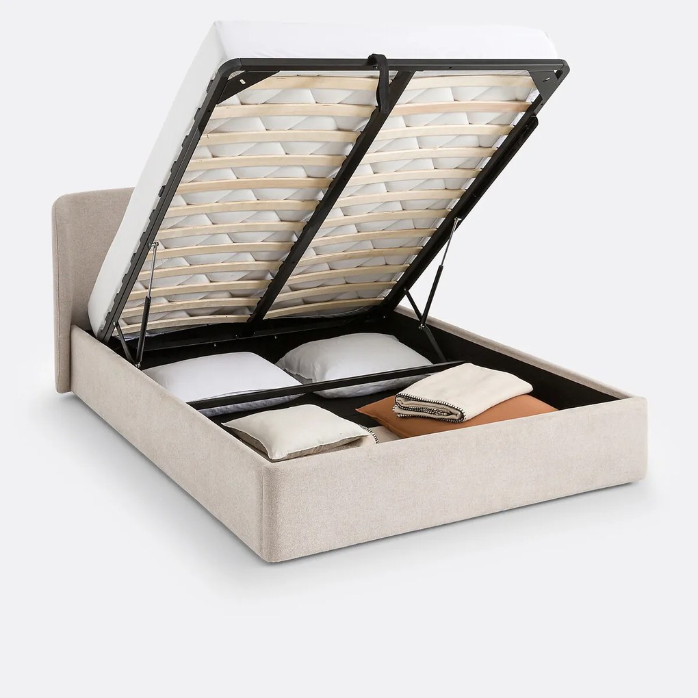 Kofferbed met ophefbare lattenbodem, Molona