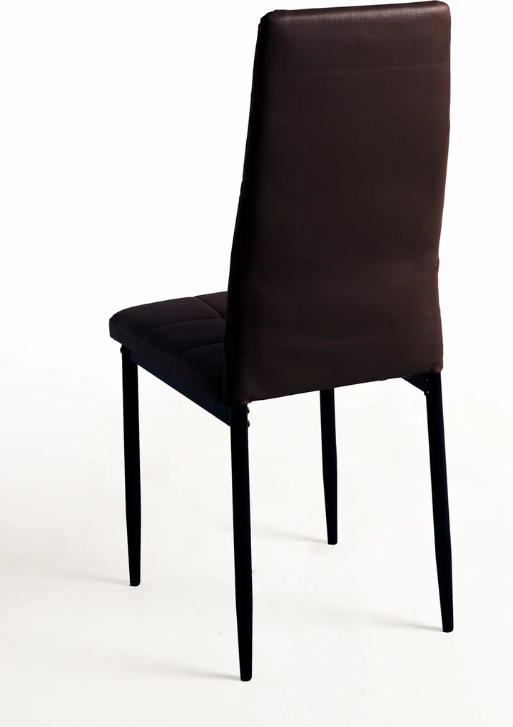 Set 4 Lan Kunstlederen Stoelen