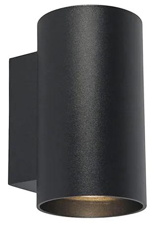Moderne wandlamp zwart rond - Sandy Design, Modern GU10 Binnenverlichting Lamp