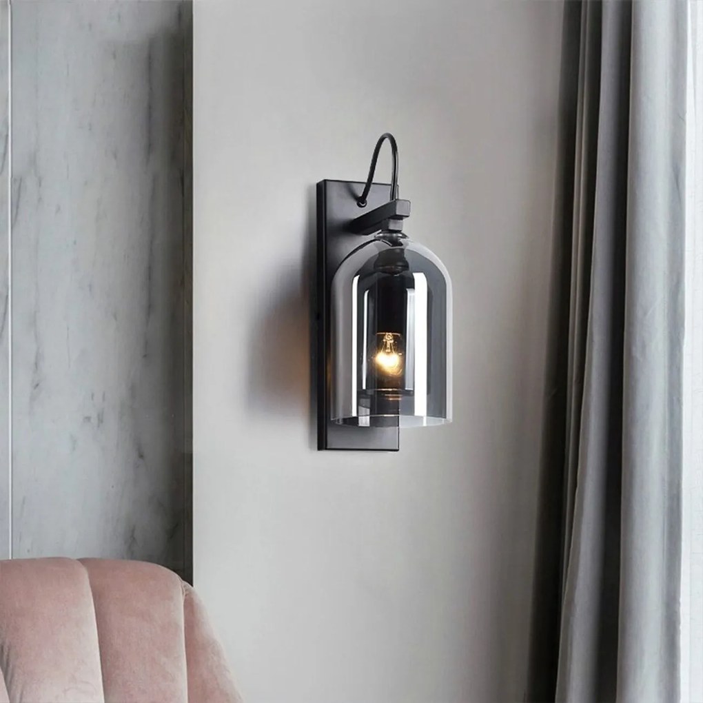 WANDLAMP APP1207-1W Black