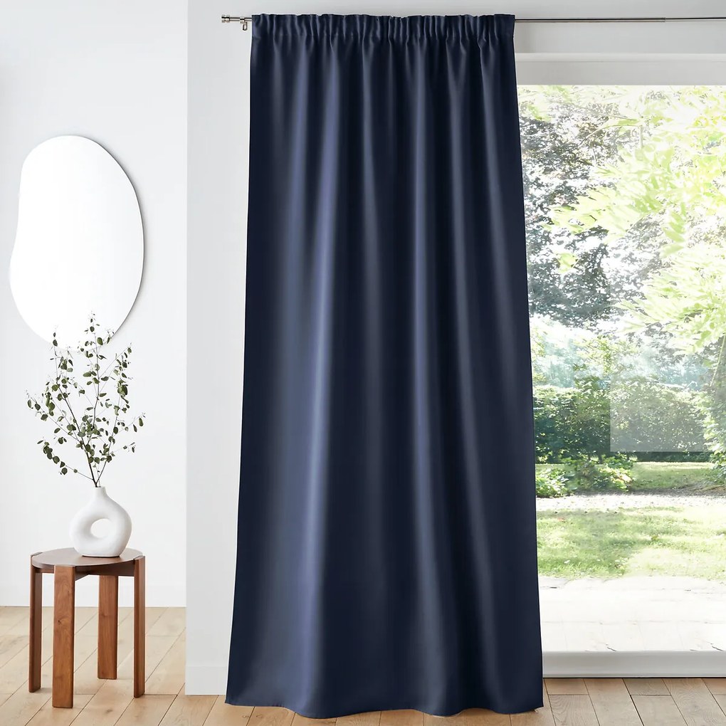 Verduisteringsgordijn, met aangerimpelde bies en golf, VODA