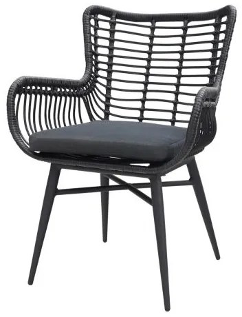 Jasmine/Taste Ambassador 6-persoons dining tuinset 240x100 cm. - Black/Naturel mix OP=OP