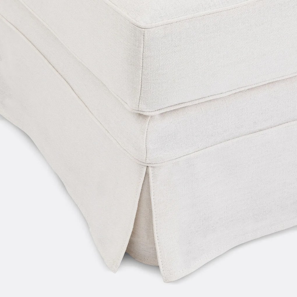 Poef, afneembare hoes, dik linnen, superieur comfort, ADELIA