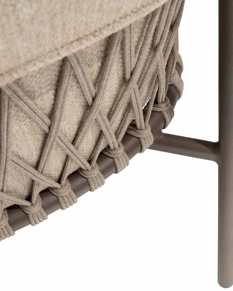 4 Seasons Outdoor Allora tuinset terre met Prado tafel met keramisch blad 240 cm Tuinset   beige weerbestendig