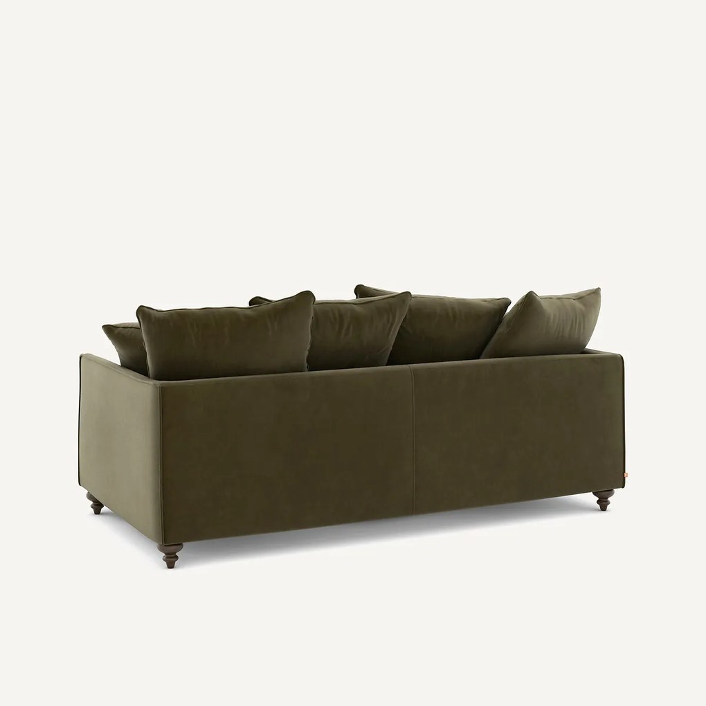 Omvormbare 3-zits fluwelen zetel, Lazare