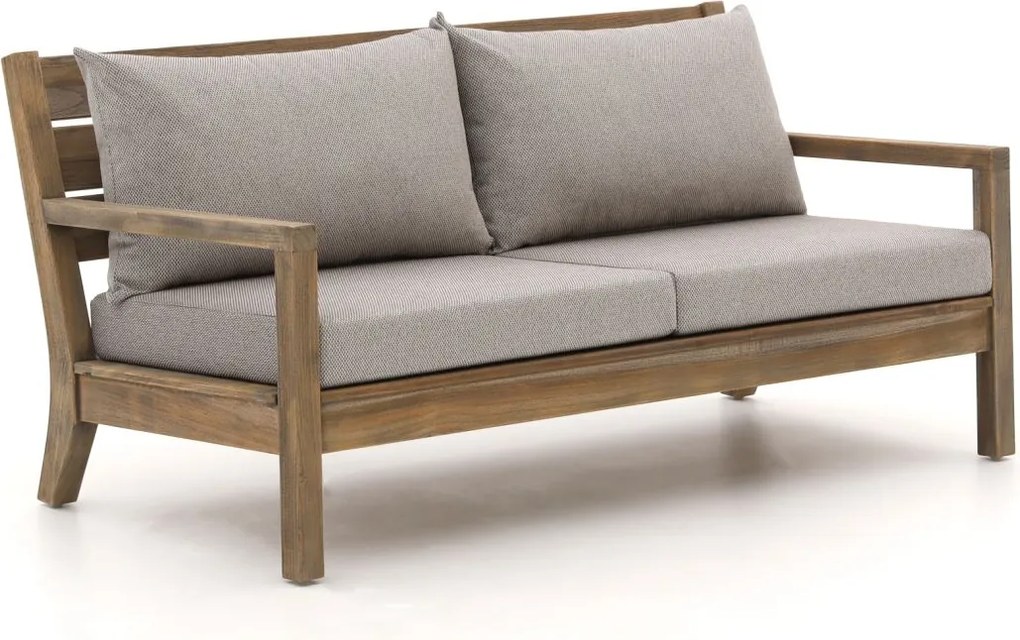 Loungebank Tuin ROUGH   | Hout | 2 personen | Tuinbank Old Teak Greywash | 150cm | Incl. kussens | Kees Smit Tuinmeubelen
