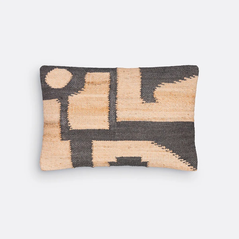 Kussenhoes jute/wol, Arabica