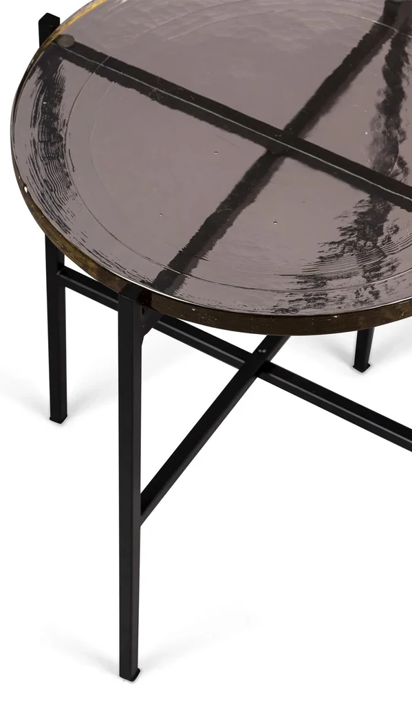 Dutchbone Vidrio Bijzettafel - Zwart