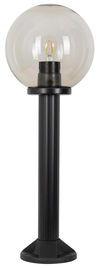 Globe 50r Tuinlamp fumee Ø25cm Tuinverlichting Zwart E27