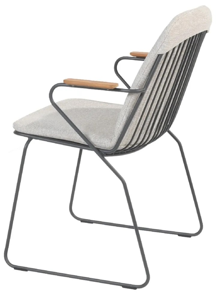 4 Seasons Veneto/Locarno ronde tuinset - Ø130 cm. - stapelbaar