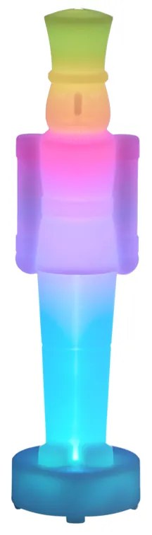 Tafellamp wit incl. LED dimbaar en oplaadbaar RGBW-IC - Nutcracker IP54