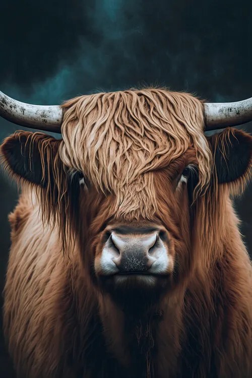 Foto Highland Cow, Treechild