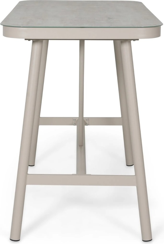 Barset 4 personen 150 cm Kunststof Zand/Beige Domani Furniture Alba/Tavano