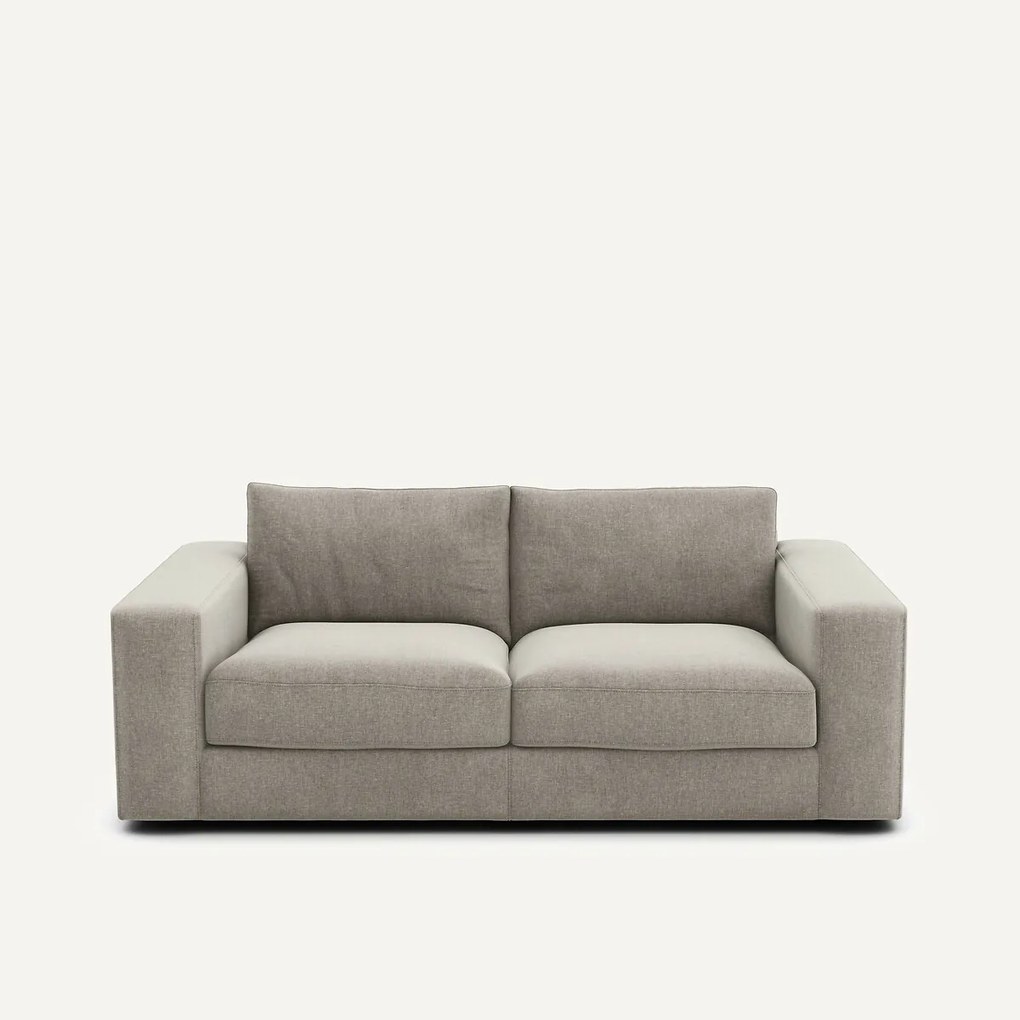 Compacte bank 3-zit in fluweel, Skander