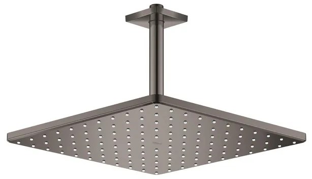 GROHE Rainshower SmartActive 310 Cube Hoofddouche - 31x31cm - 1 straalsoort - plafondarm 14.2cm - hard graphite 26566a00