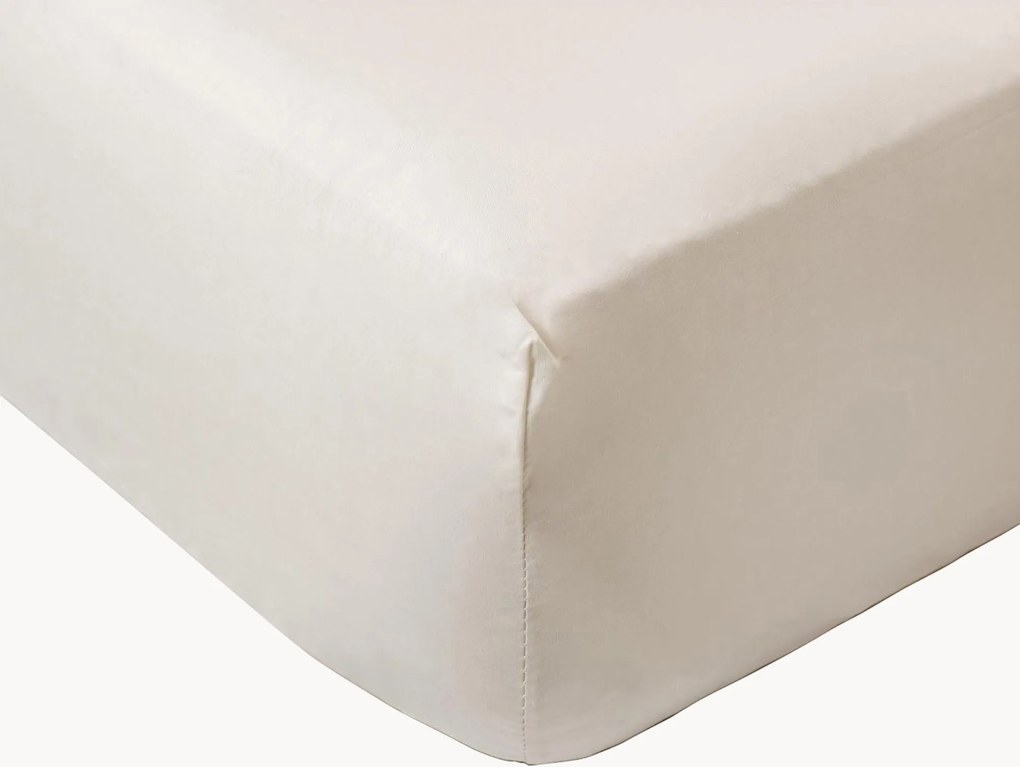 Katoenen perkal hoeslaken White