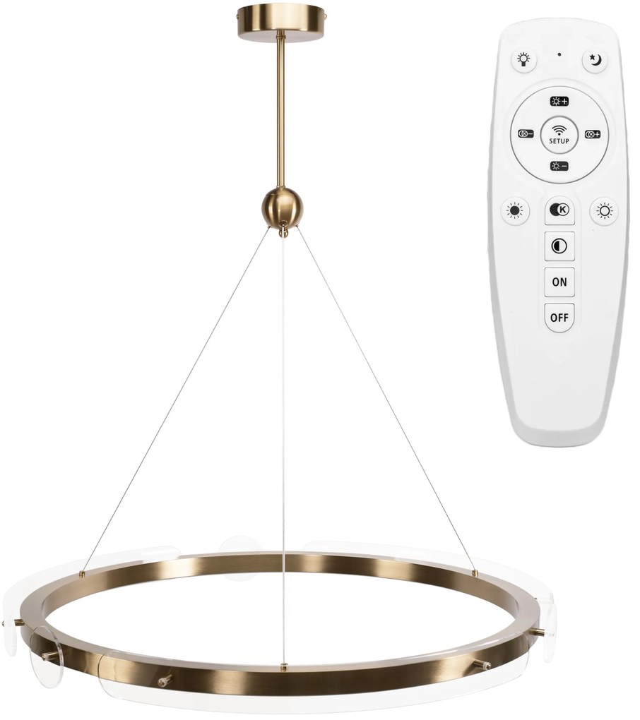 Plafondlamp Ophanglus LED APP1549-cp Gold Pilot