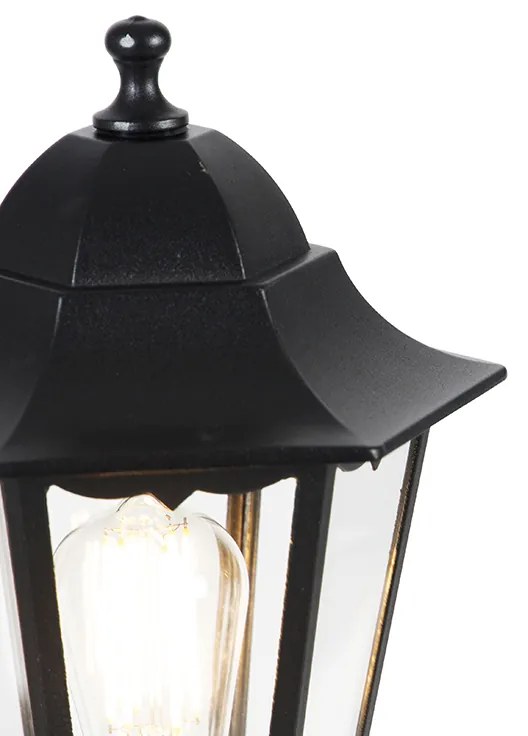 Staande buitenlantaarn zwart 120 cm IP44 - Havana Klassiek / Antiek E27 IP44 Buitenverlichting