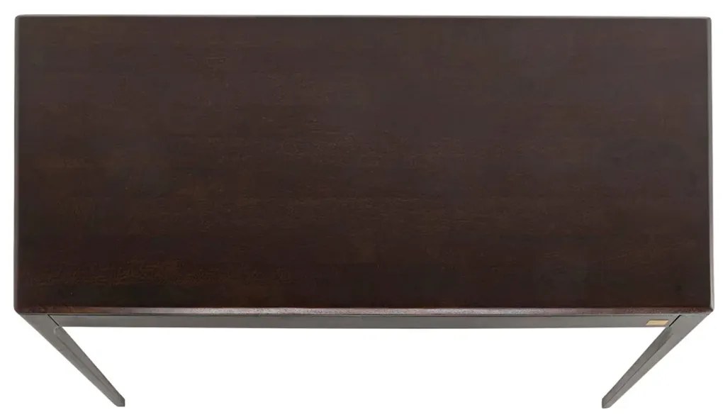 Retro Eettafel Donker Hout 160x80 Cm - 160 X 80cm.