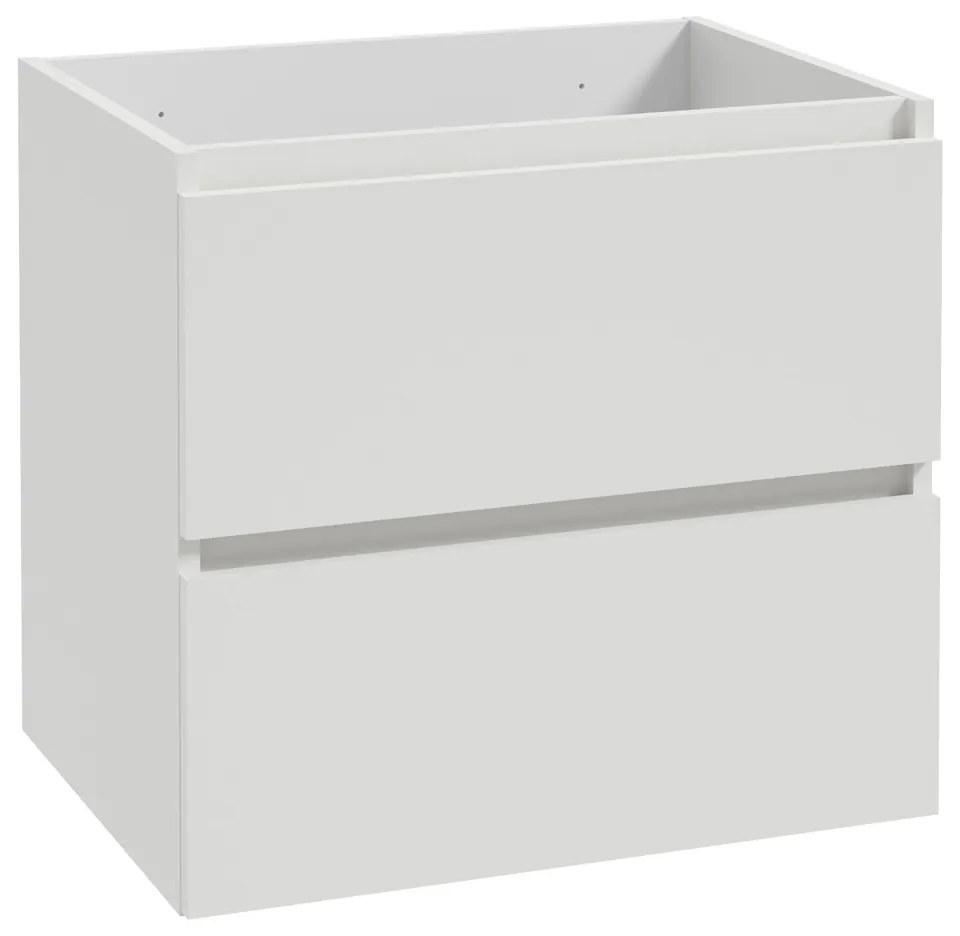 Fontana Rovigo badmeubel 120cm met witte wastafel zonder kraangaten mat wit