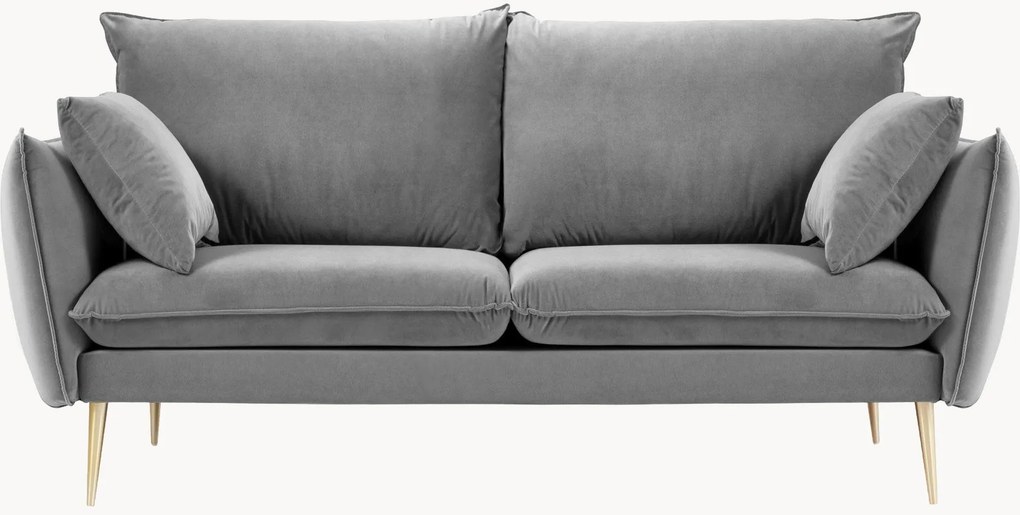 Fluwelen bank Elio (2-zits), B 158 cm