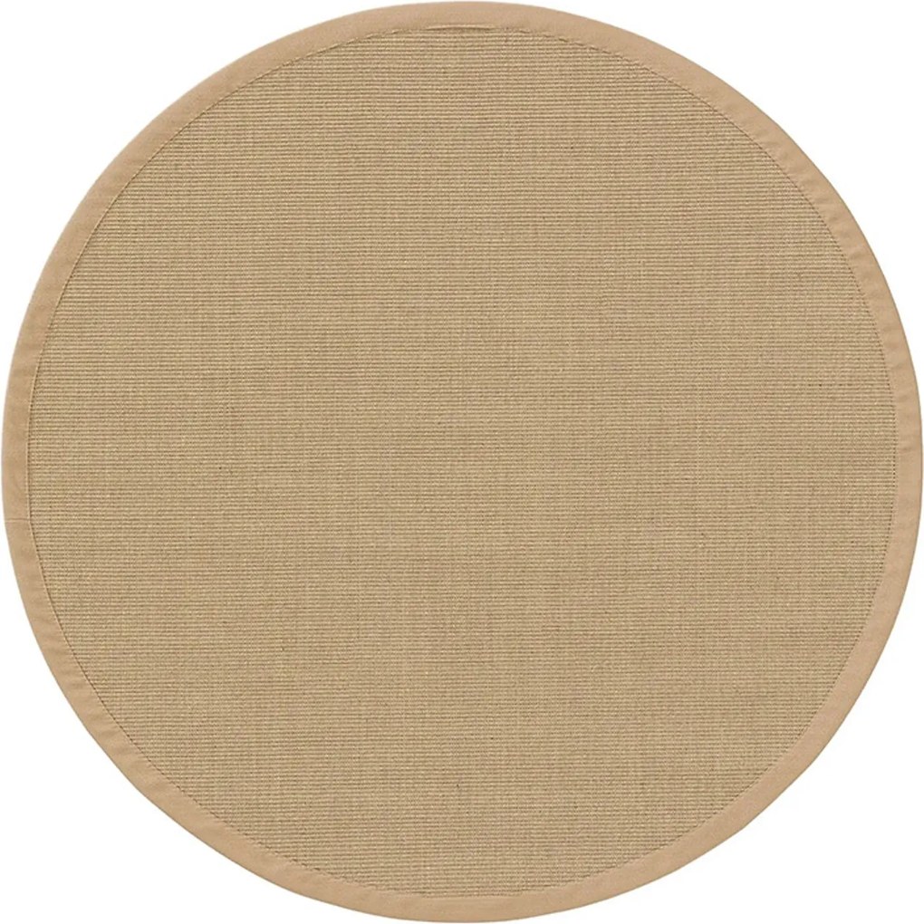 Vloerkleed Sisal Sana Rond Creme Grijs