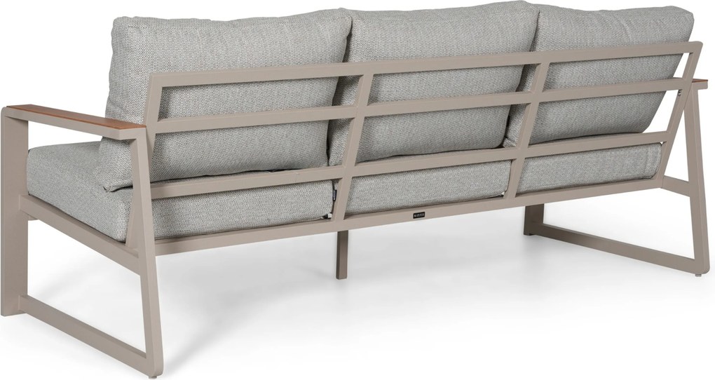 Stoel en Bank Loungeset 7 personen Aluminium Zand/Beige Lifestyle Garden Furniture Sabbia