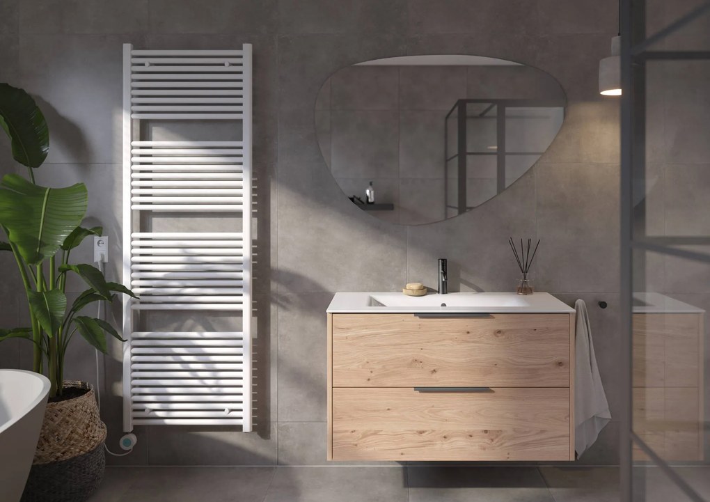 Saqu Cole elektrische radiator 900W 60x180cm wit