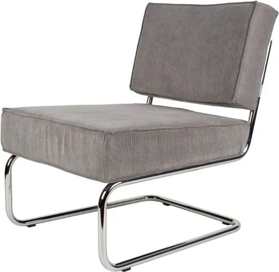 Stoel Lounge Chair Ridge Rib cool grijs