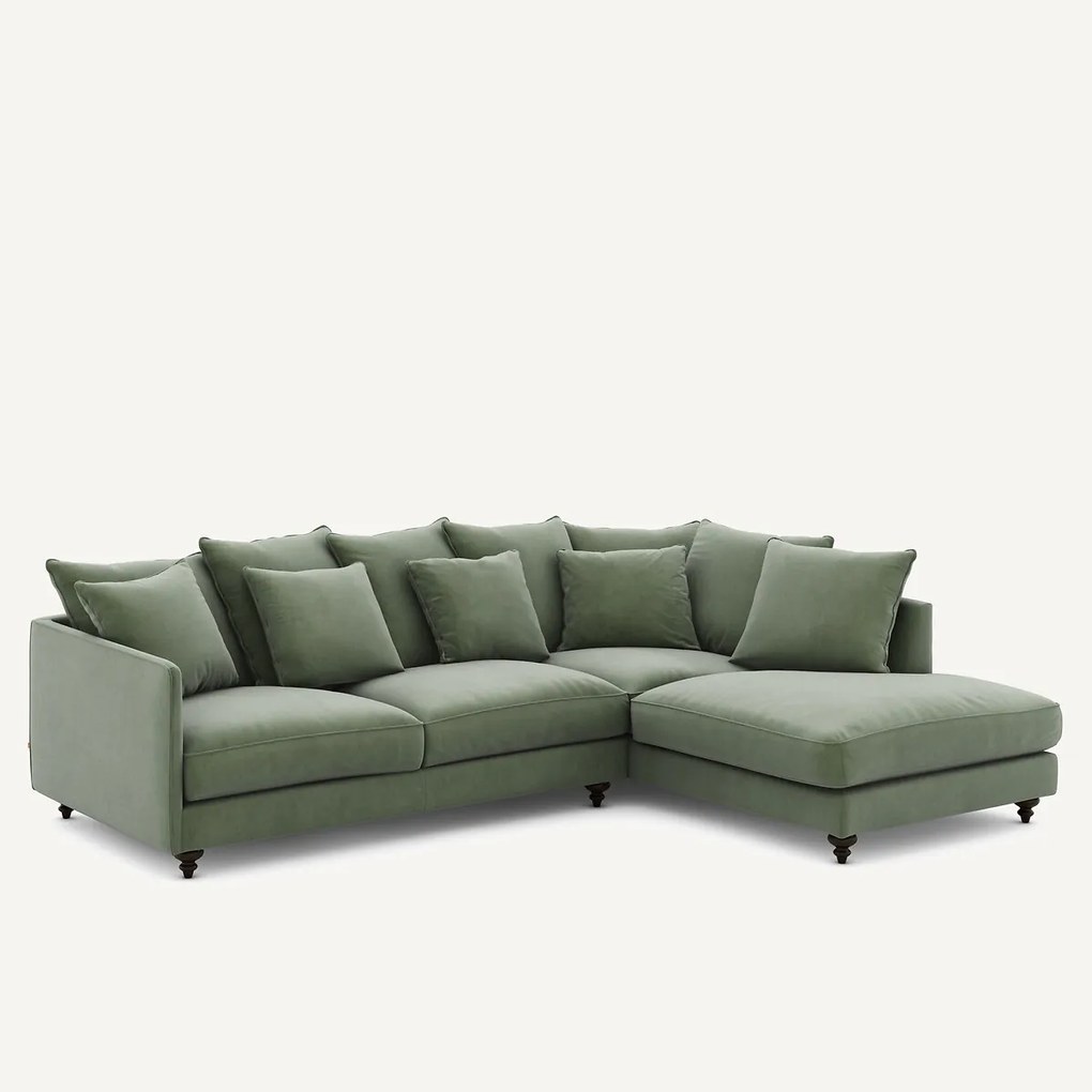 Fluwelen hoekslaapbank, Lazare