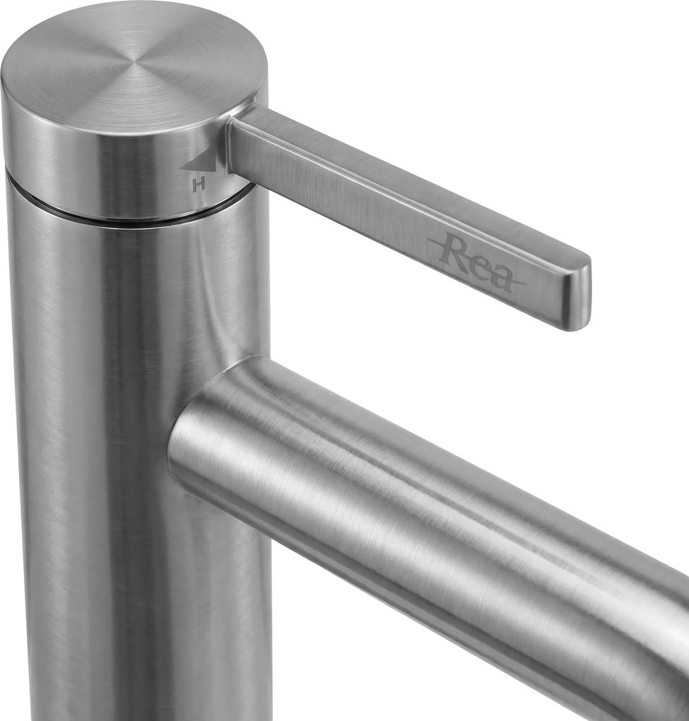 Wastafelkraan REA Rivo Brush Nickel