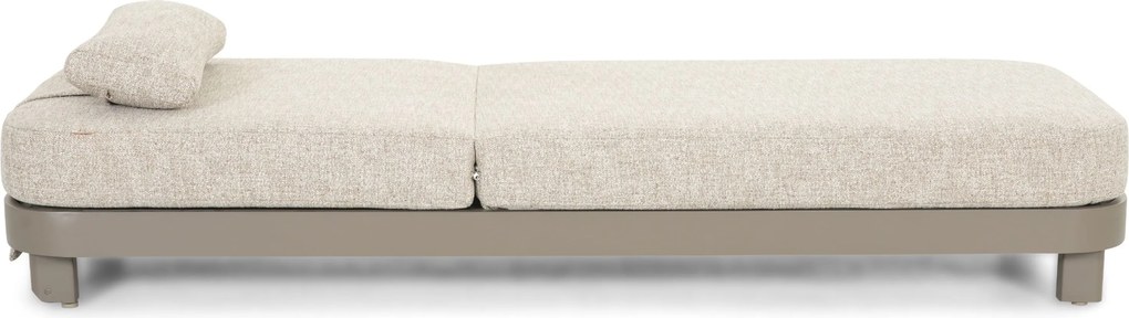 Santika Cayora Ligbed Aluminium Taupe