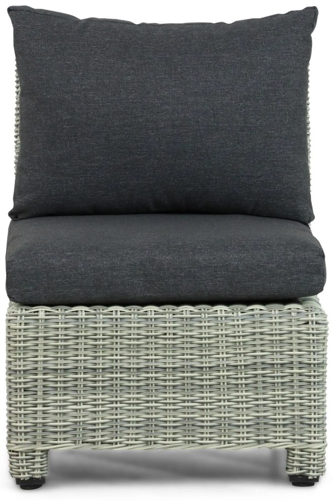 Loungeset 4 personen Wicker Grijs Garden Collections Lusso/Comodo