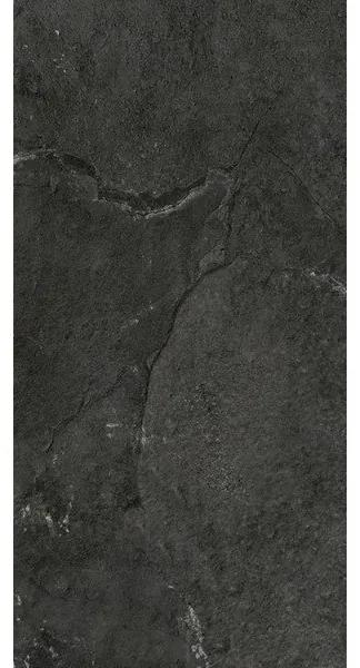 Ceramiche Cerdisa Vloer- en wandtegel Cerdisa Blackboard Anthracite 30x60 cm Gerectificeerd Natuursteen look Mat Antraciet SW0731183-2