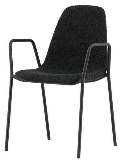Jörn Eetkamerstoel - Robert  - Zwart - Boucle - Jörn