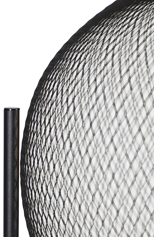 Moderne vloerlamp zwart - Mesh Ball Modern E27 Draadlamp Binnenverlichting Lamp