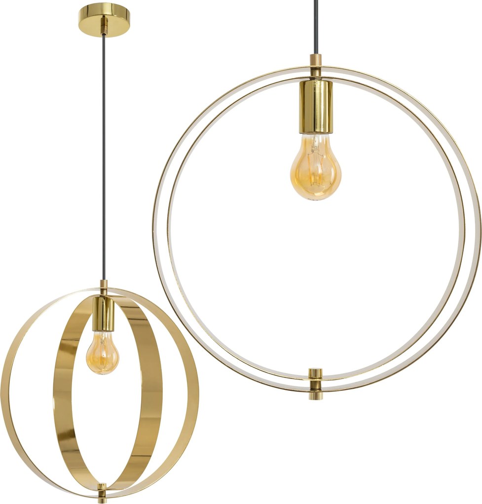 PLAFONDLAMP GLAMOUR GOUD APP961-1CP